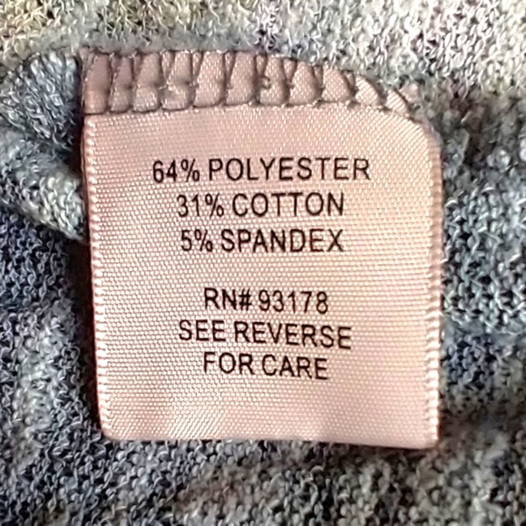 PHILOSOPHY MISSES SIZE MED GRAY & MULTICOLOR FLORAL LIGHT KNIT COWL NECK NWOT - Picture 4 of 8